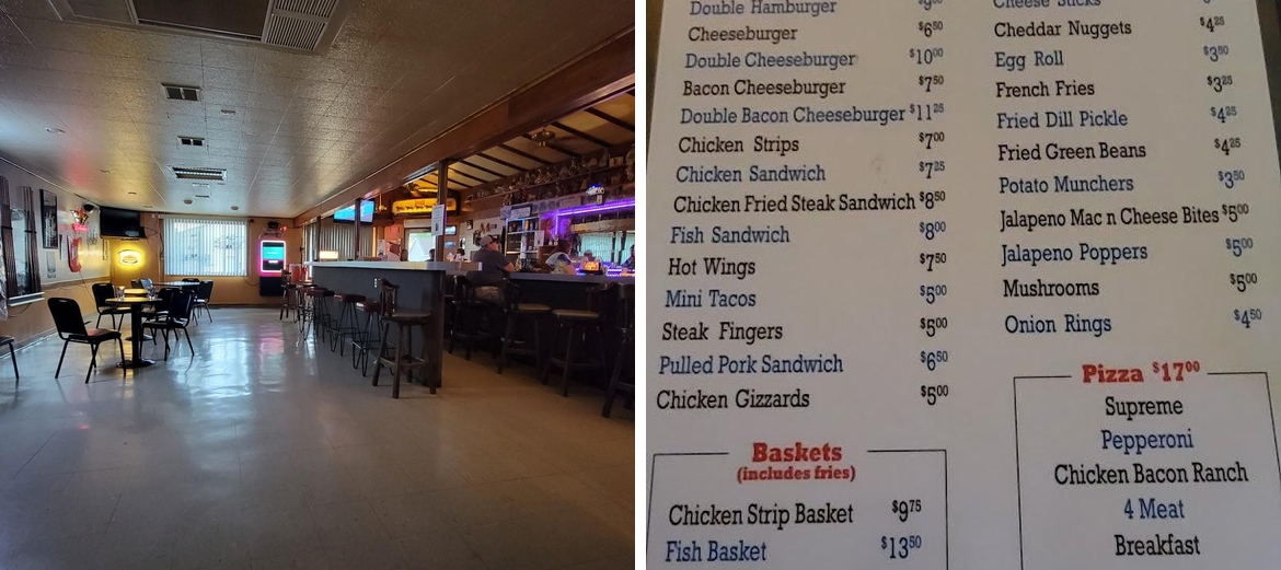Turf Bar & Lounge Menu